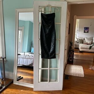 Forever 21 Black Strapless Gown